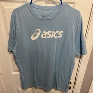 Men’s Asics Running t shirt baby blue size XL